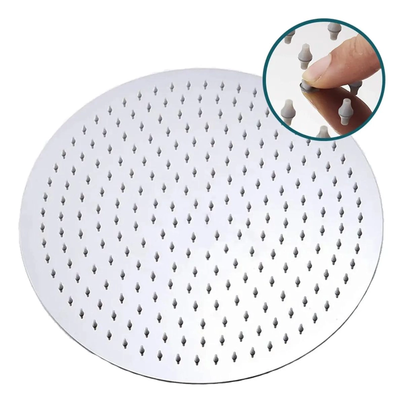 PLATO DUCHA REDONDO ACERO INOXIDABLE 20 CM - 4