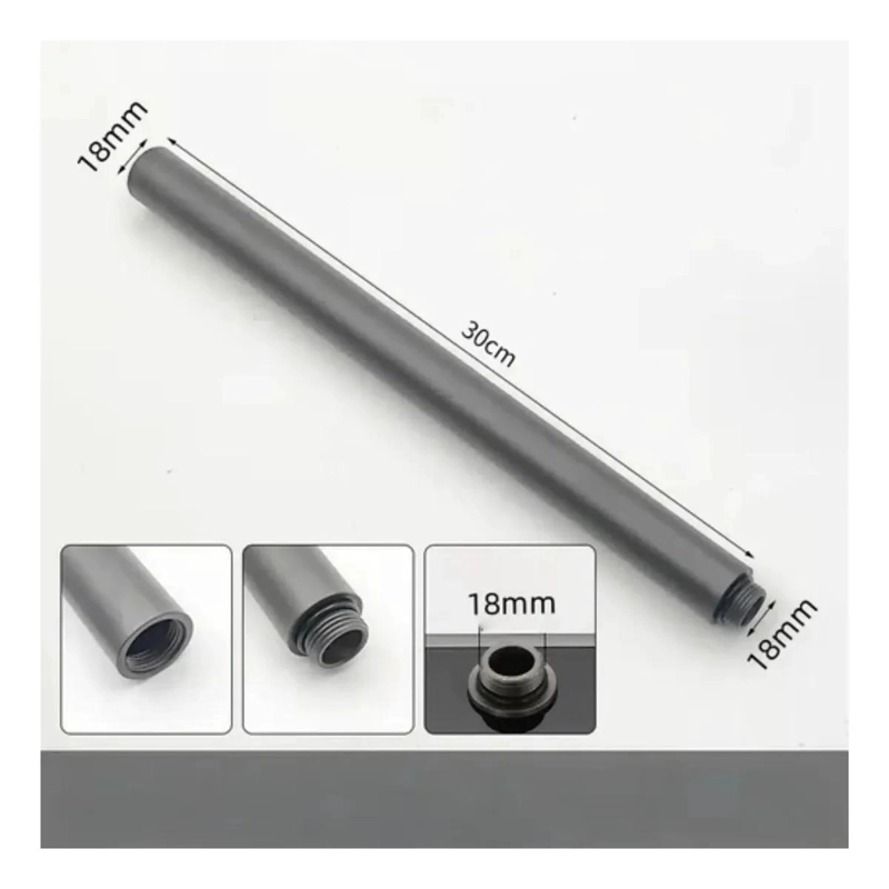TUBO EXTENSION 30CM DIAMETRO 18MM PARA DUCHA - 2