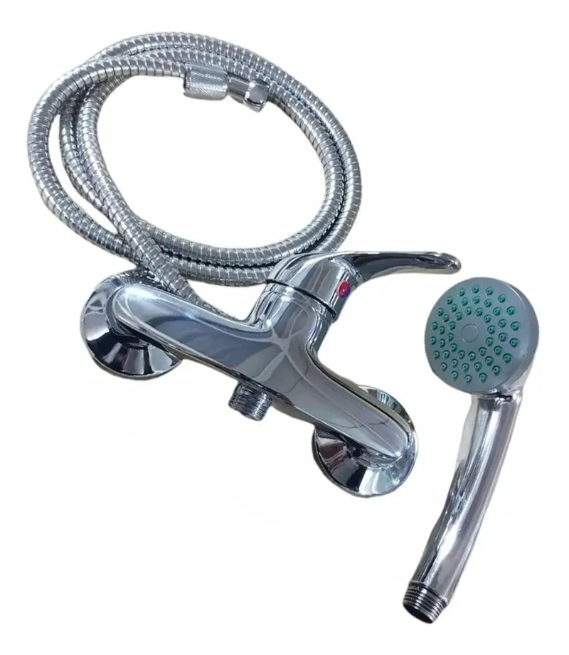 KIT LLAVE MONOMANDO DUCHA CROMADA - 3