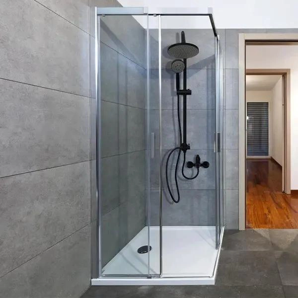COLUMNA DUCHA VENTI NEGRO MATE - 4