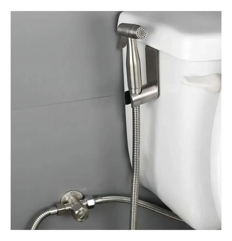 DUCHA BIDET CROMADA ACERO INOXIDABLE CON KIT - 2