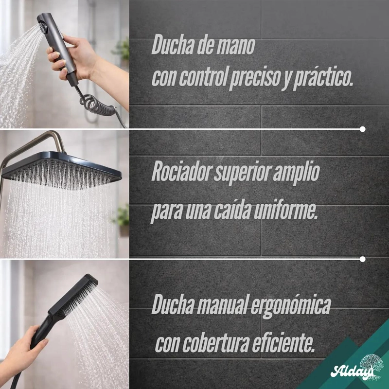 COLUMNA MONOMANDO DUCHA GRAFITO - 3