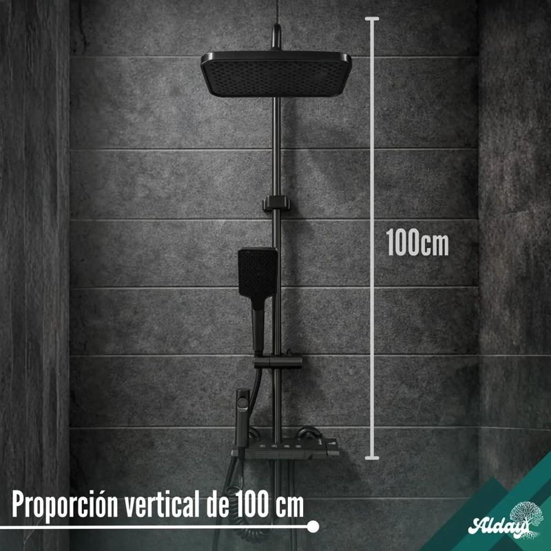 COLUMNA MONOMANDO DUCHA GRAFITO - 4
