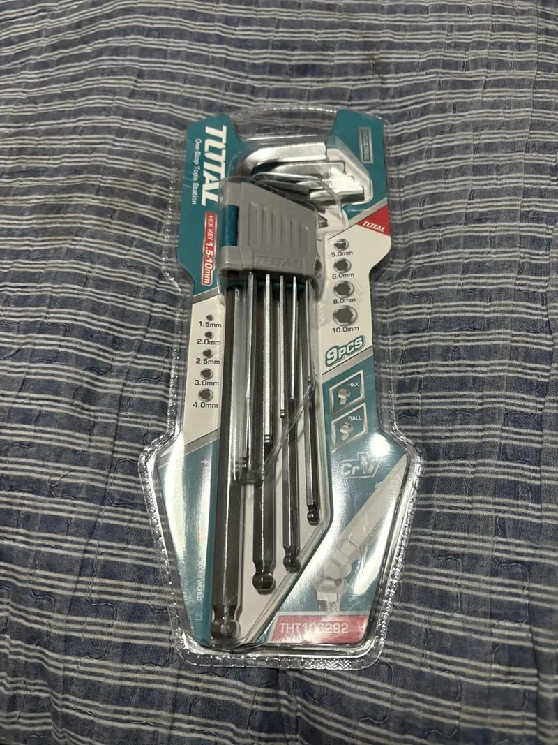 SET DE LLAVES ALLEN HEXAGONALES XL 9 PZS - 1