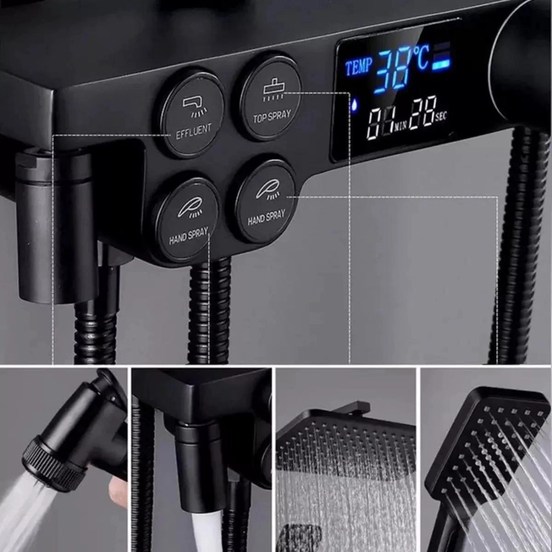 COLUMNA DE DUCHA 4 VELOCIDADES CON LED - 3