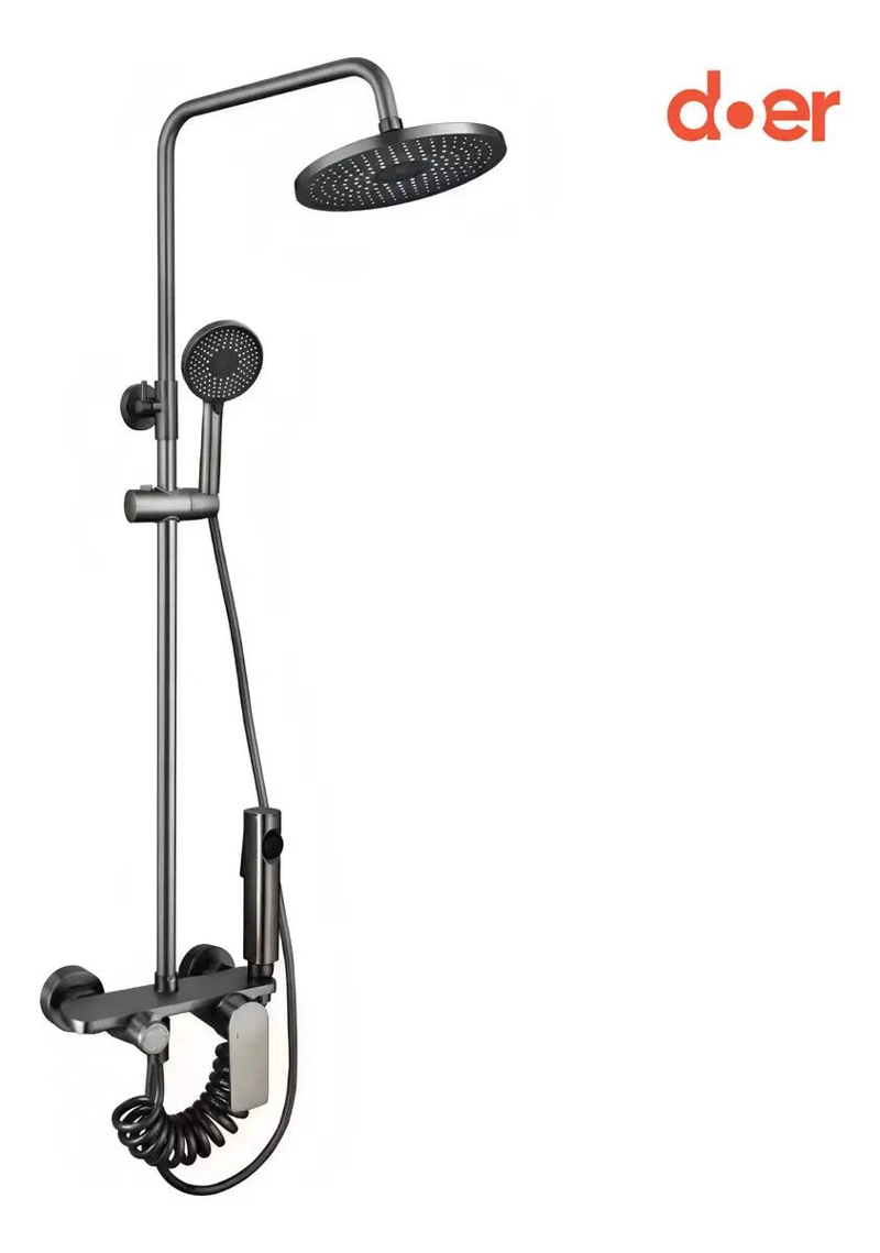 COLUMNA DE DUCHA MONOMANDO 4 FUNCIONES ACERO INOX - 2