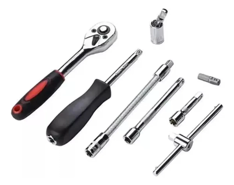 KIT DE DADOS 46 PIEZAS 1/4 PULGADA - 3