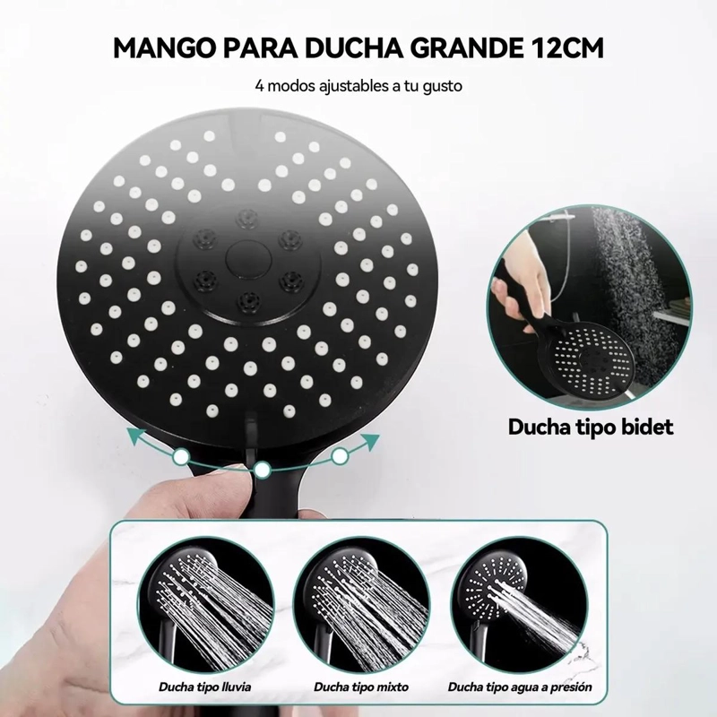COLUMNA DE DUCHA MODERNA 3 FUNCIONES CON JABON - 4