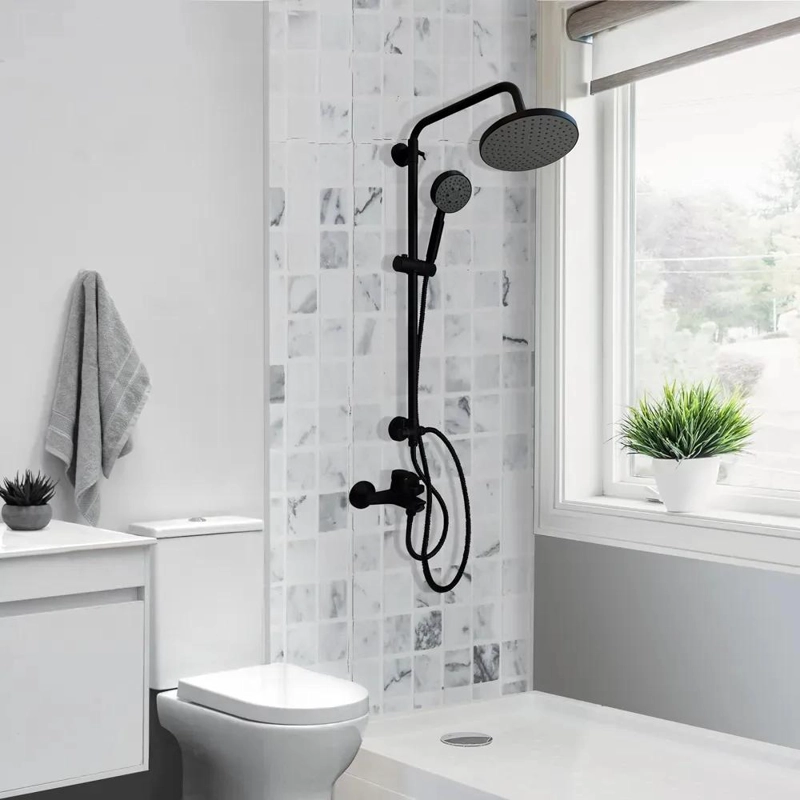 COLUMNA DE DUCHA VENTI NEGRO MATE - 2
