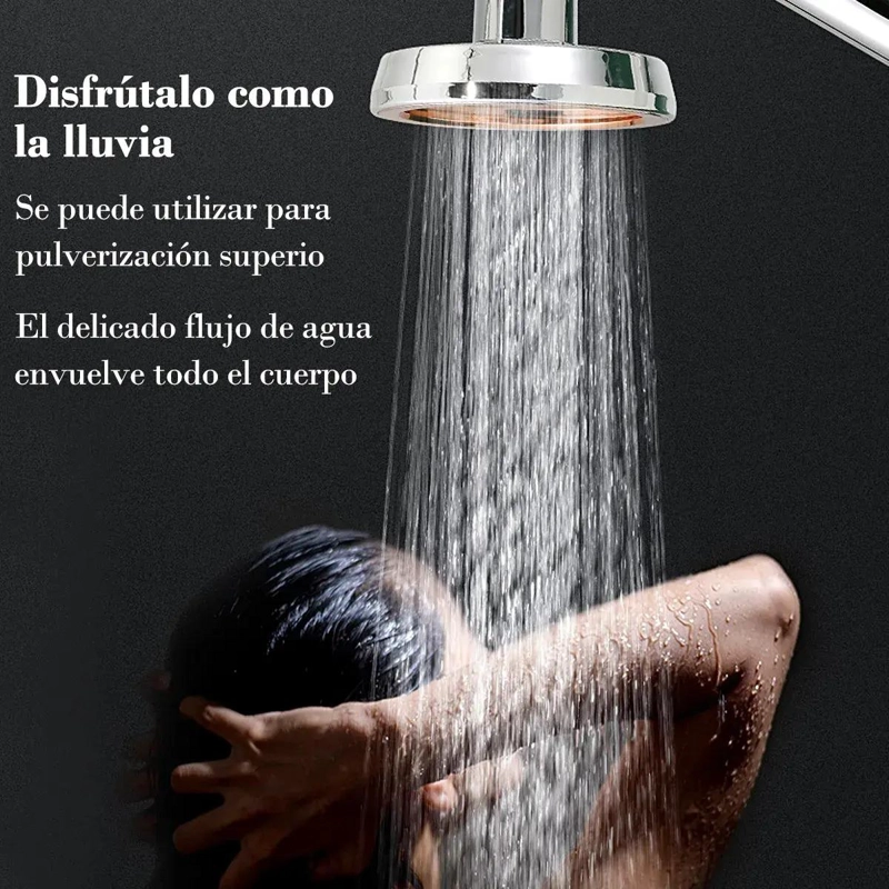 REGADERA ALTA PRESION ACERO INOXIDABLE AJUSTABLE - 5