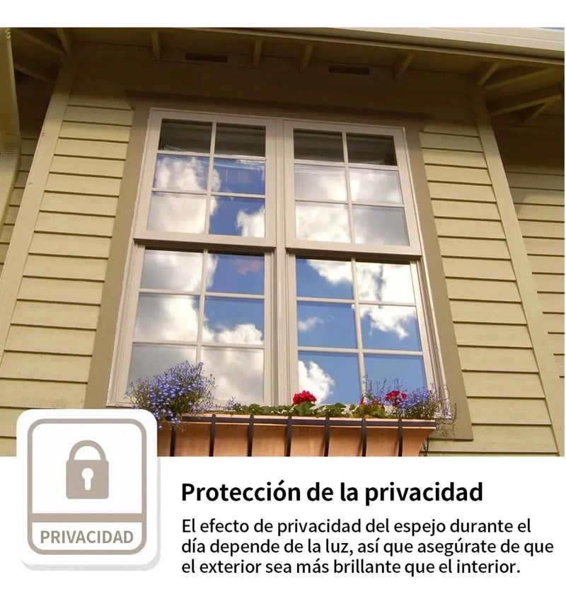 LAMINA ESPEJADA PARA VENTANAS 70 CM X 6 M - 3