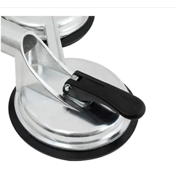 VENTOSA TRIPLE DE ALUMINIO PARA VIDRIO 150 KG - 6