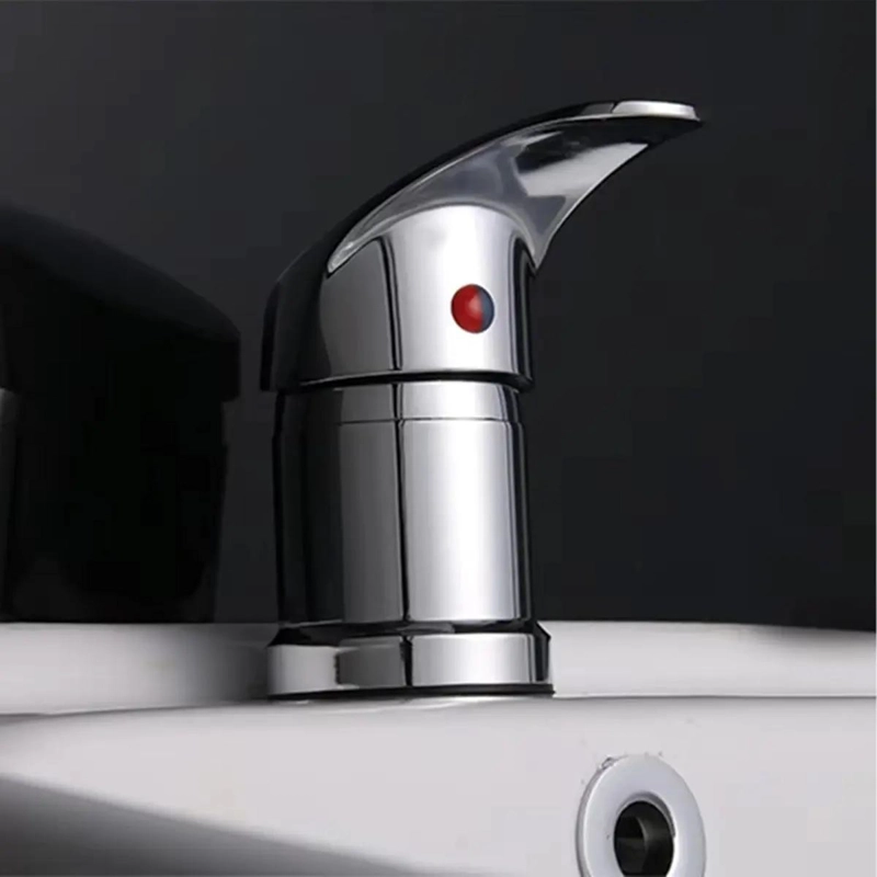 LLAVE MONOCOMANDO PARA LAVA PELO FIJO PLATEADA - 4