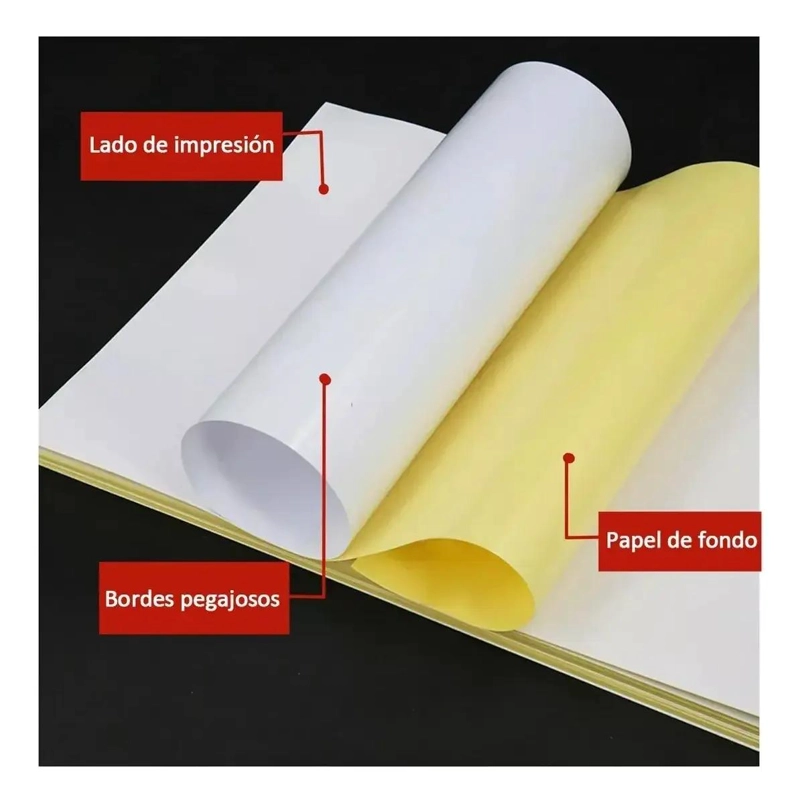 PAPEL AUTOADHESIVO MATE A4 200 HOJAS - 4
