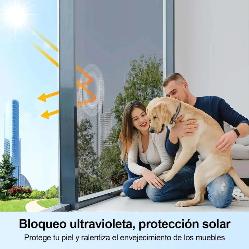 LAMINA ESPEJADA PARA VENTANAS 70 CM X 10 M - 2
