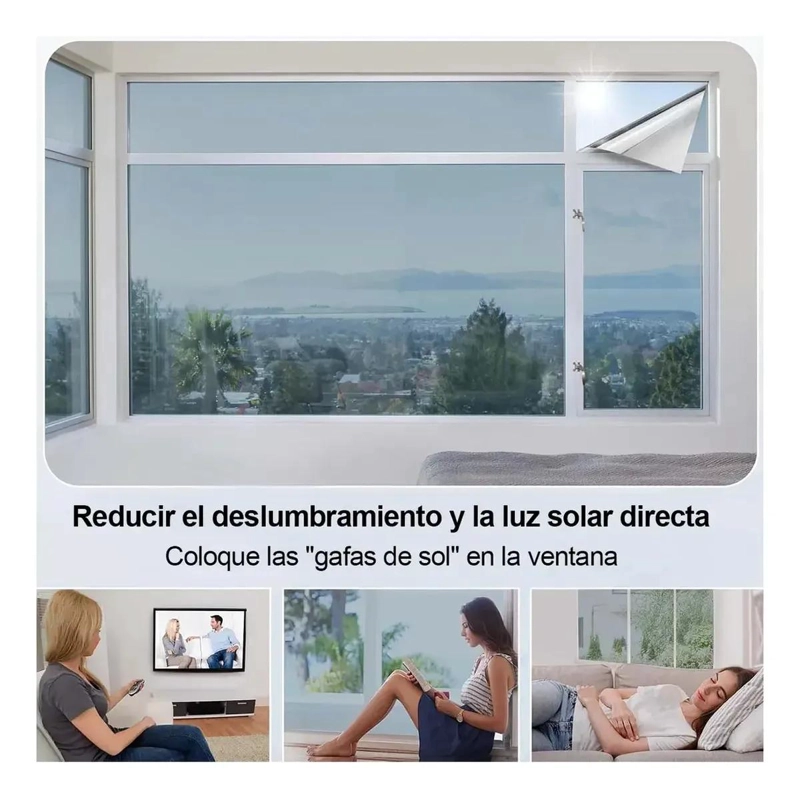 LAMINA ESPEJADA PARA VENTANAS 70 CM X 10 M - 3
