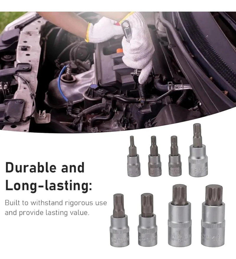 SET DE 10 DADOS PUNTA TORX 3/8 - 6