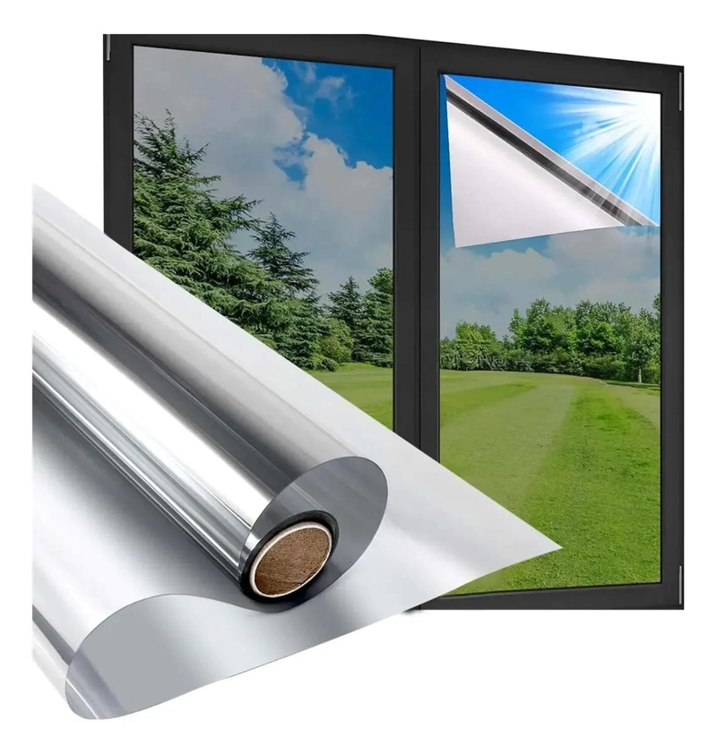 LAMINA ESPEJADA PARA VENTANAS 80 CM X 10 M - 1