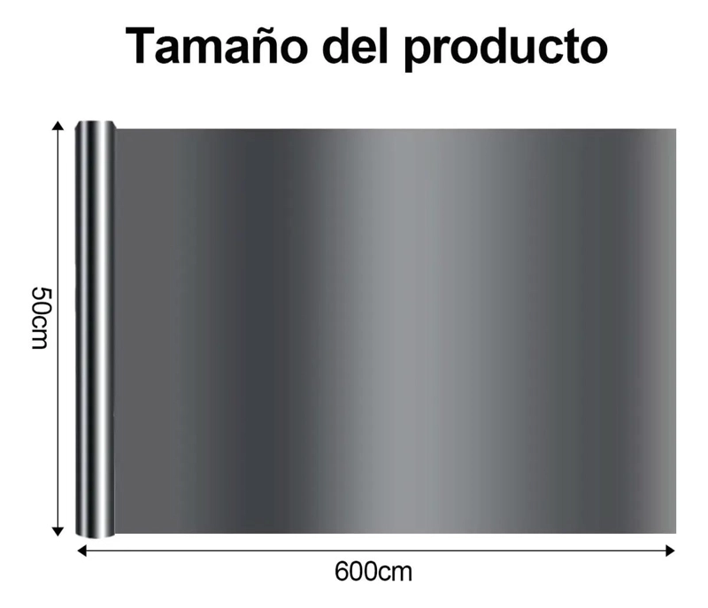 LAMINA ESPEJADA PARA VENTANAS 50 CM X 6 M - 3