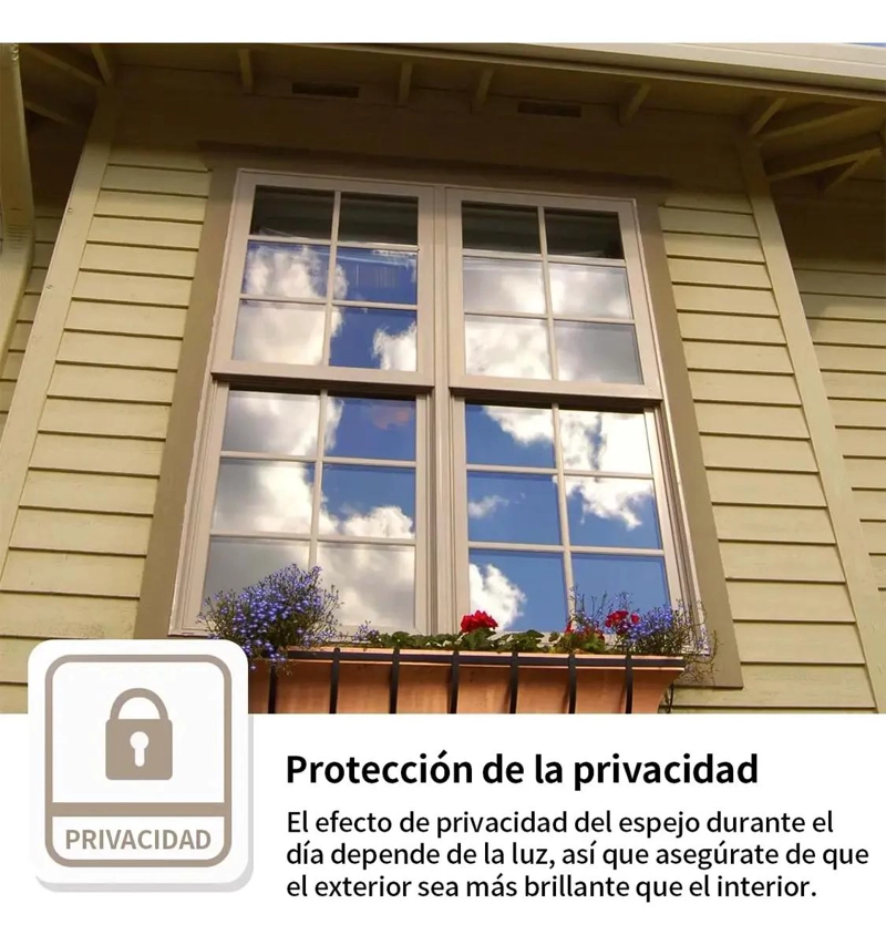 LAMINA ESPEJADA PARA VENTANAS 50 CM X 6 M - 6