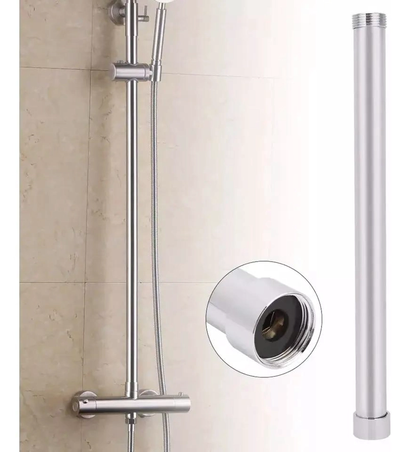 EXTENSION CROMADA PARA COLUMNA DE DUCHA 30 CM - 3