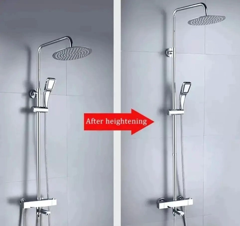 EXTENSION CROMADA PARA COLUMNA DE DUCHA 30 CM - 4