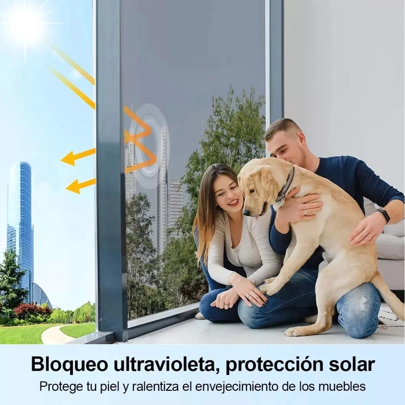 LAMINA ESPEJADA PARA VENTANAS 70 CM X 10 M - 3