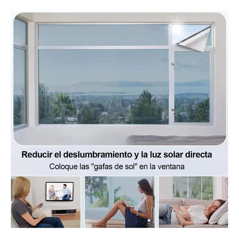 LAMINA ESPEJADA PARA VENTANAS 70 CM X 10 M - 4