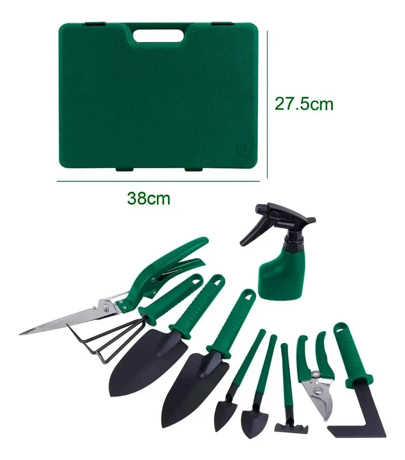 KIT DE HERRAMIENTAS DE JARDINERIA 10 PIEZAS - 2