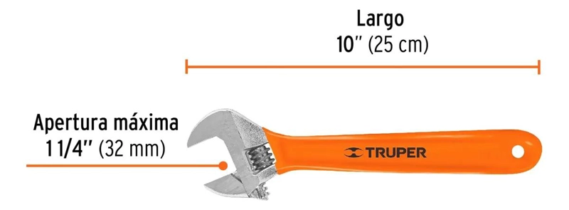 LLAVE EXPANSIVA 10 CROMADA PARA MECANICA - 7