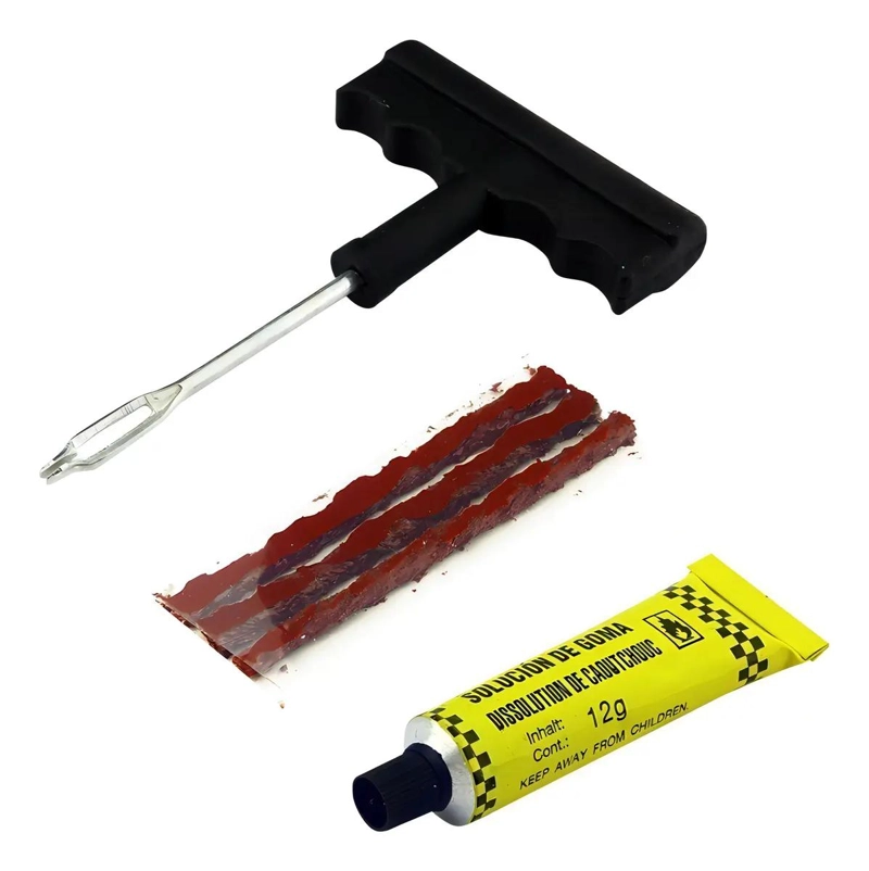 KIT REPARACION EMERGENCIA NEUMATICOS AUTO MOTO - 1