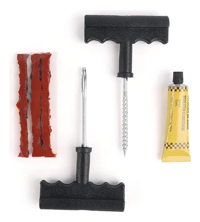 KIT REPARACION EMERGENCIA NEUMATICOS AUTO MOTO - 2