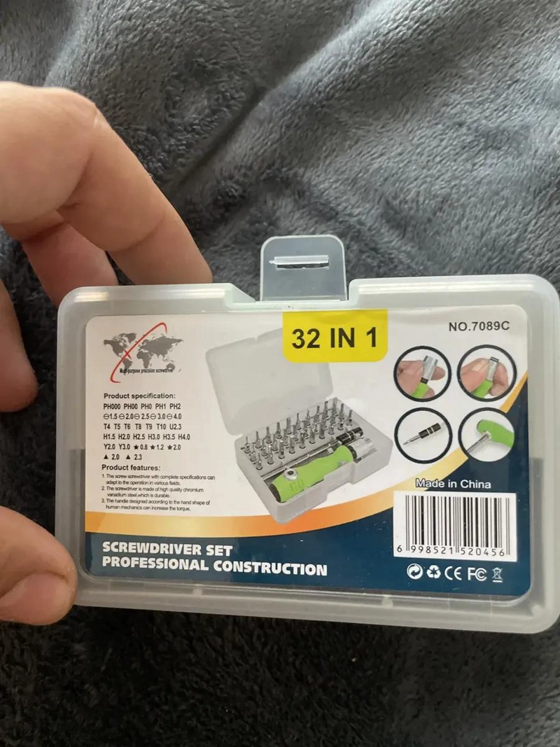 KIT DE DESTORNILLADORES 32 PUNTAS INTERCAMBIABLES - 3