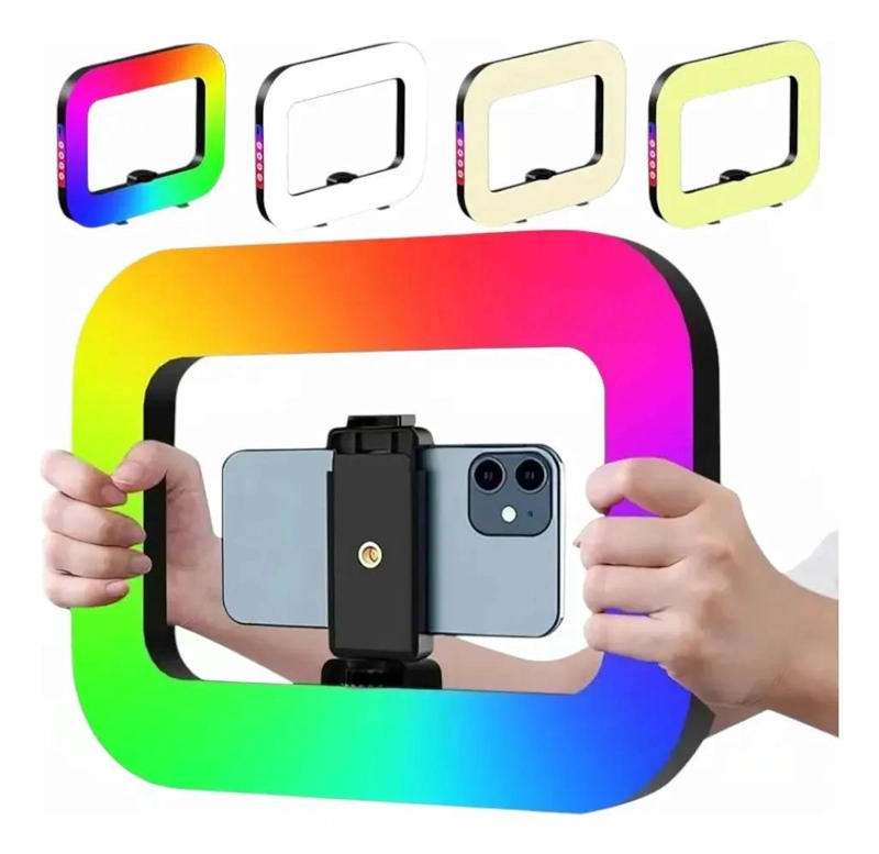 LUZ LED RGB PORTATIL RECARGABLE PARA VIDEO - 2