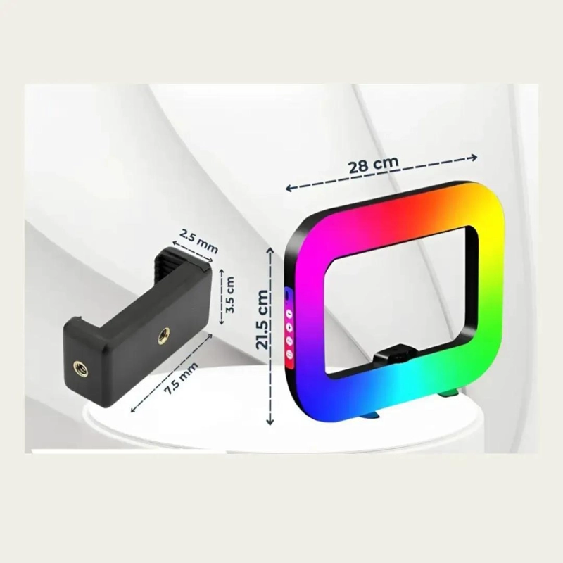 LUZ LED RGB PORTATIL RECARGABLE PARA VIDEO - 4