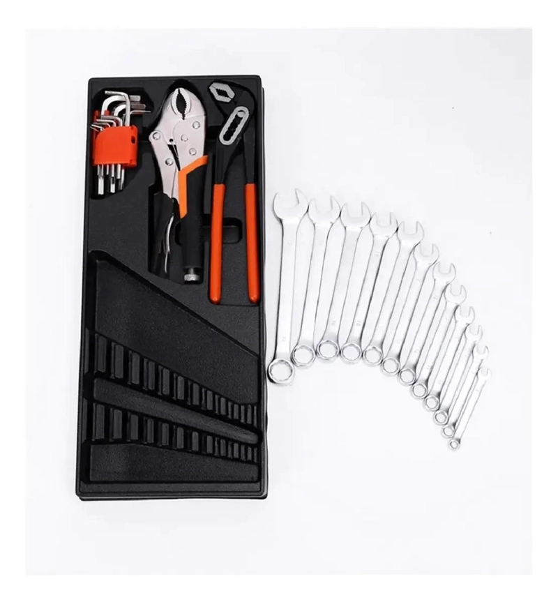 SET DE HERRAMIENTAS PORTATIL CAJA METALICA 85 PIEZAS - 5