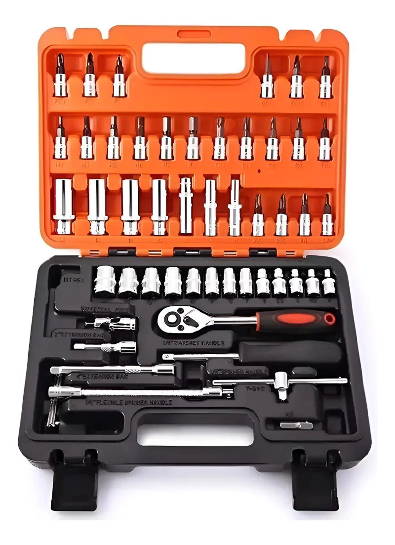SET DE DADOS Y HERRAMIENTAS 53 PIEZAS - 1
