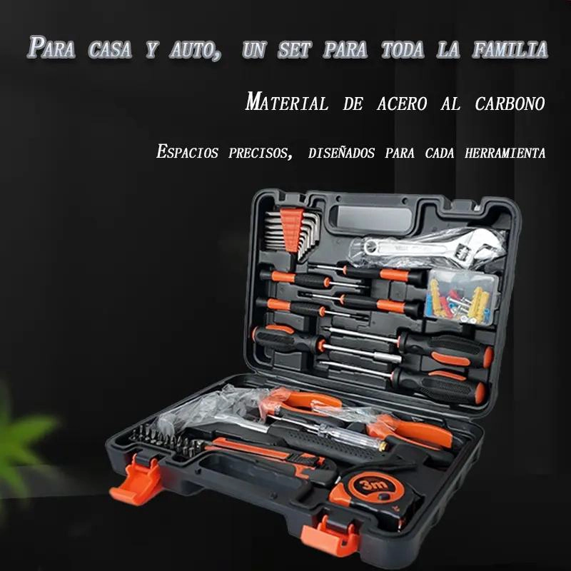 SET DE HERRAMIENTAS MANUALES 43 PIEZAS PORTATIL - 4