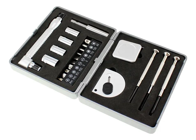 SET DE 21 HERRAMIENTAS CON CAJA PLASTICA - 2