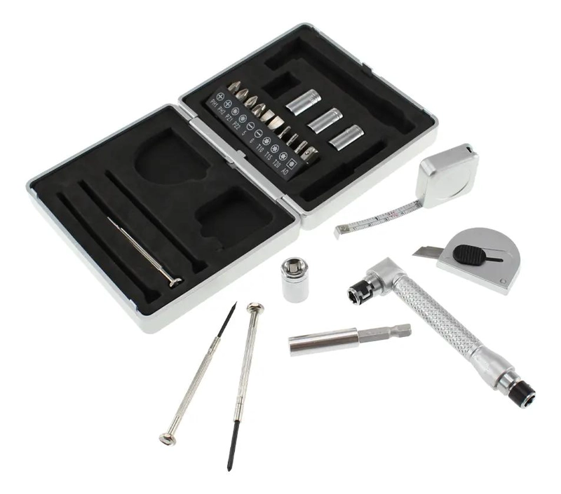 SET DE 21 HERRAMIENTAS CON CAJA PLASTICA - 3