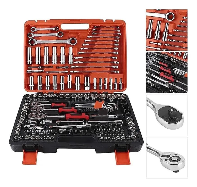 SET DE DADOS Y HERRAMIENTAS CON 150 PIEZAS - 3