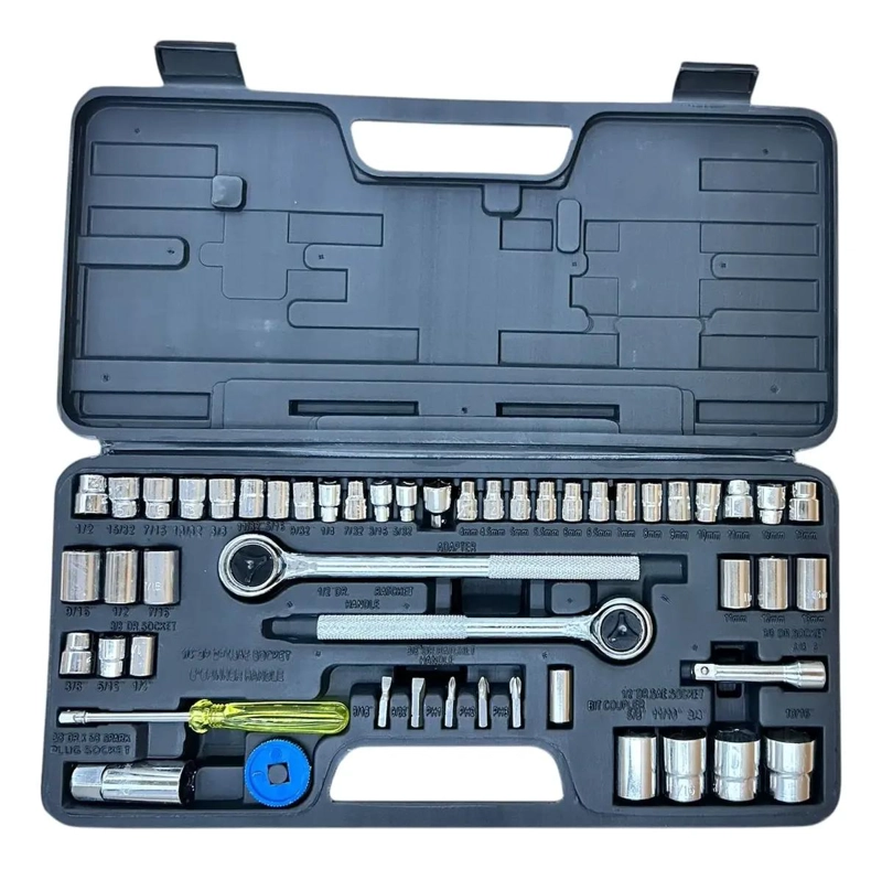 SET DE HERRAMIENTAS CON DADOS 52 PIEZAS ACERO - 2