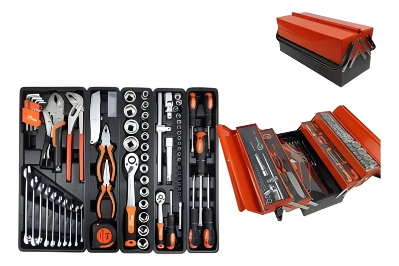 CAJA DE HERRAMIENTAS METALICA ARTICULADA 85 PIEZAS 3 NIV - 2
