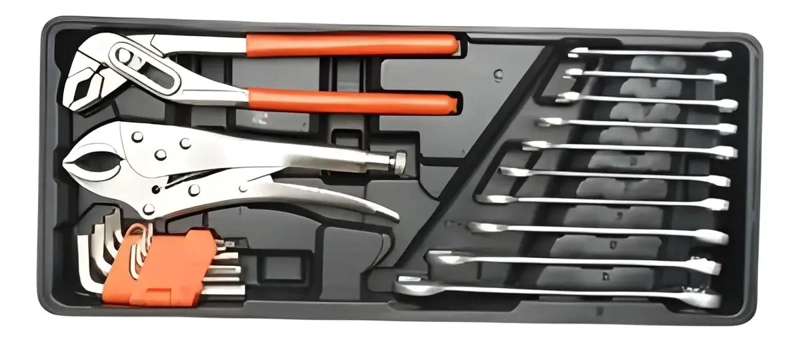 CAJA DE HERRAMIENTAS METALICA ARTICULADA 85 PIEZAS 3 NIV - 4