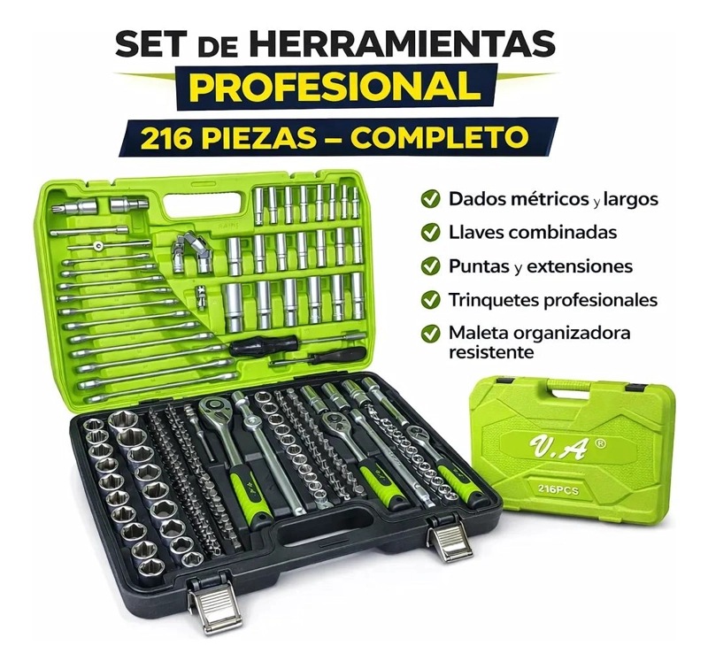 SET DE DADOS EN TRES MEDIDAS 216 PIEZAS - 2