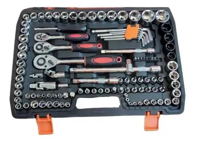 SET DE DADOS Y HERRAMIENTAS 150 PIEZAS CON RATCHET - 3