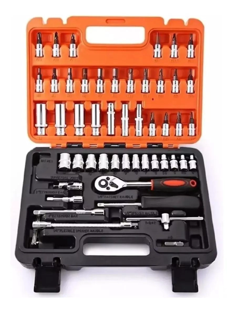 SET DE DADOS Y HERRAMIENTAS 53 PIEZAS - 1
