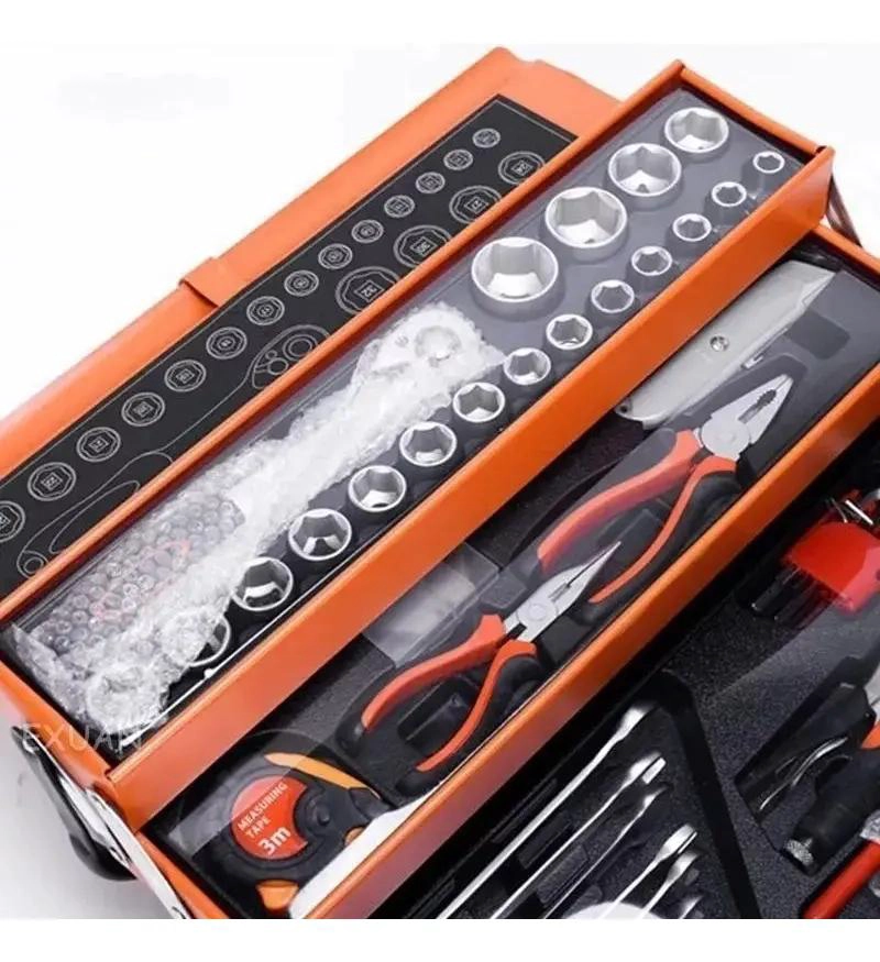 SET DE HERRAMIENTAS 85 PIEZAS CAJA PLEGABLE 5 NIVELES - 3