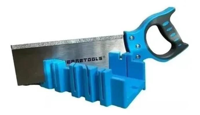 SERRUCHO COSTILLA 12 PULGADAS CON CAJA DE INGLETE 30° - 1
