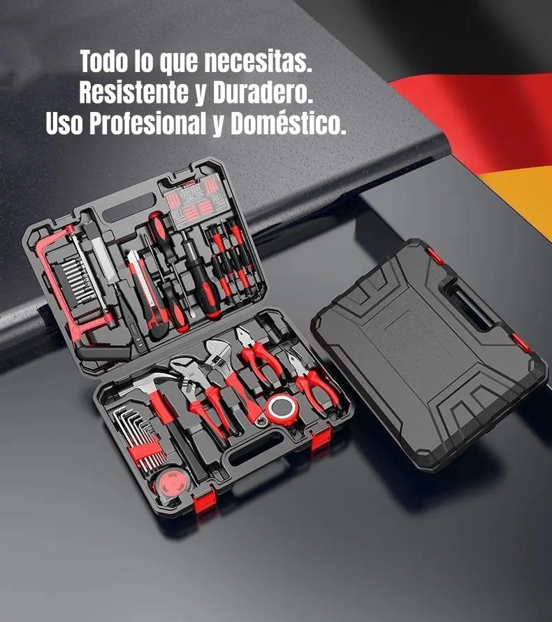 SET DE HERRAMIENTAS 50 PIEZAS CON 18 TIPOS Y CAJA - 4